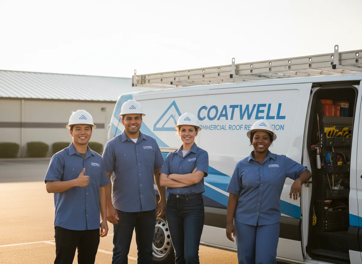 Commercial roof coating company in Curtis, WA